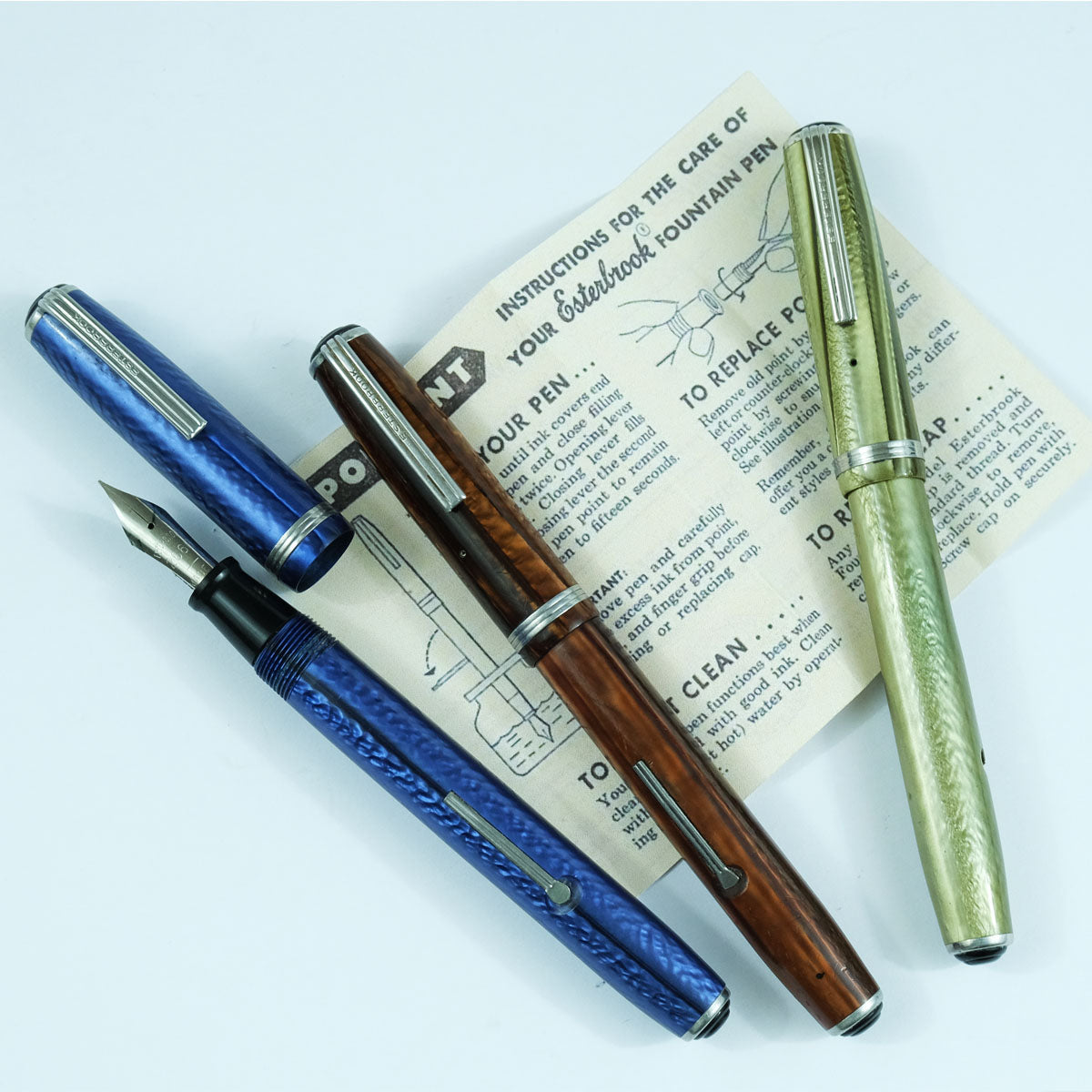 3 Plumas Esterbrook "J"