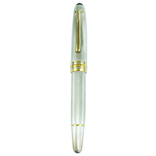 Montblanc 146 Solitaire Barleycorn Plata Sterling