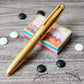 Montblanc 146 Solitaire Barleycorn Vermeil