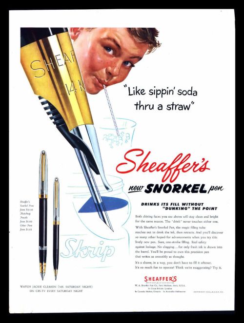 Sheaffer Snorkel Crest